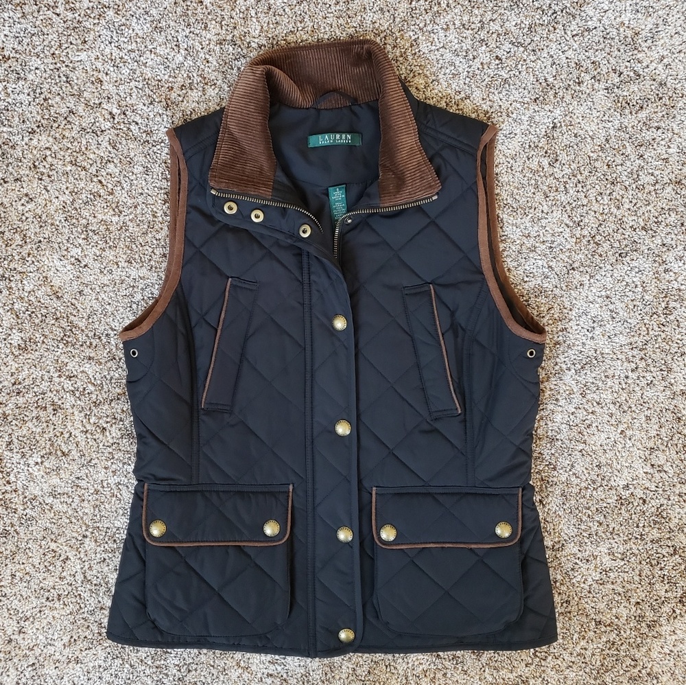 LAUREN by Ralph Lauren Puffer Quilted Vest